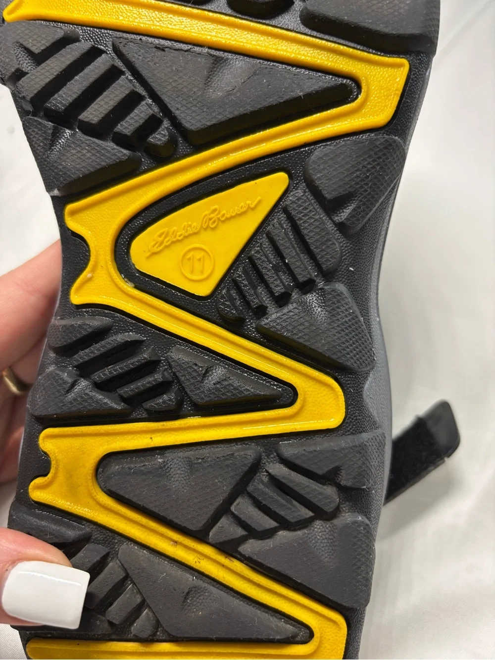 Eddie Bauer Men's Grafton River Sandals Size 11 Black/Gray Hiking Water Shoes